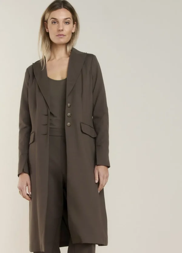 Vrouwen Summum Woman Blazers & Jasjes | Lange Blazer Getailleerd