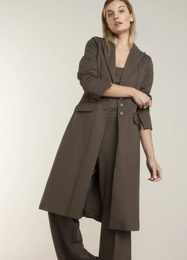 Vrouwen Summum Woman Blazers & Jasjes | Lange Blazer Getailleerd