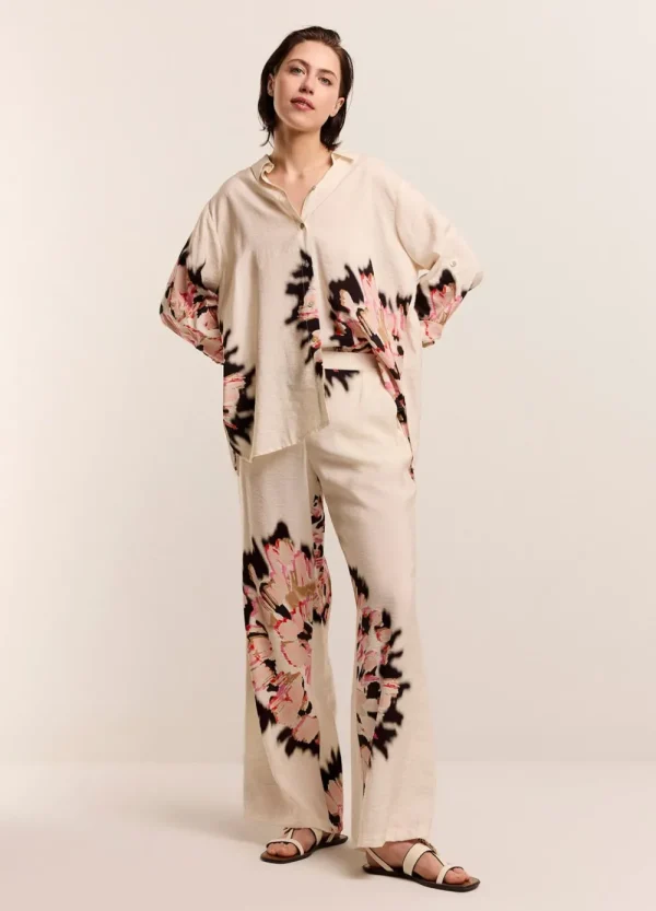 Vrouwen Summum Woman Broeken & Jumpsuits | Lange Broek Met Print