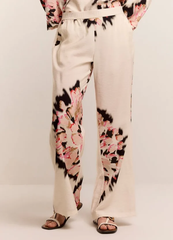 Vrouwen Summum Woman Broeken & Jumpsuits | Lange Broek Met Print