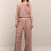 Vrouwen Summum Woman Broeken & Jumpsuits | Lange Broek Paillettenstof