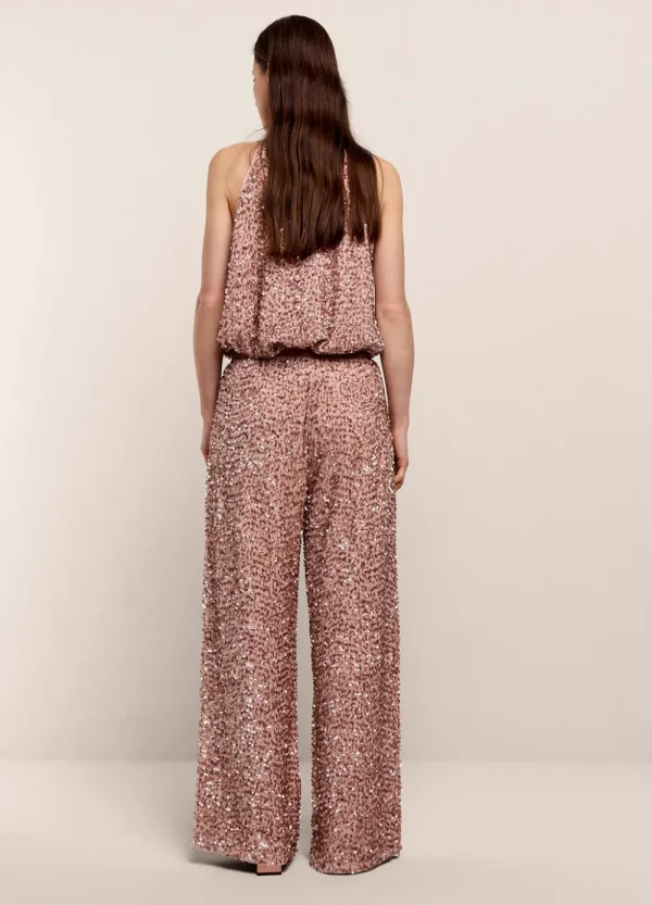 Vrouwen Summum Woman Broeken & Jumpsuits | Lange Broek Paillettenstof