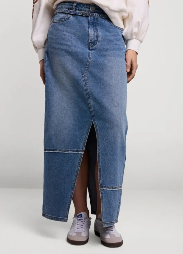 Vrouwen Summum Woman Rokken | Lange Denim Rok
