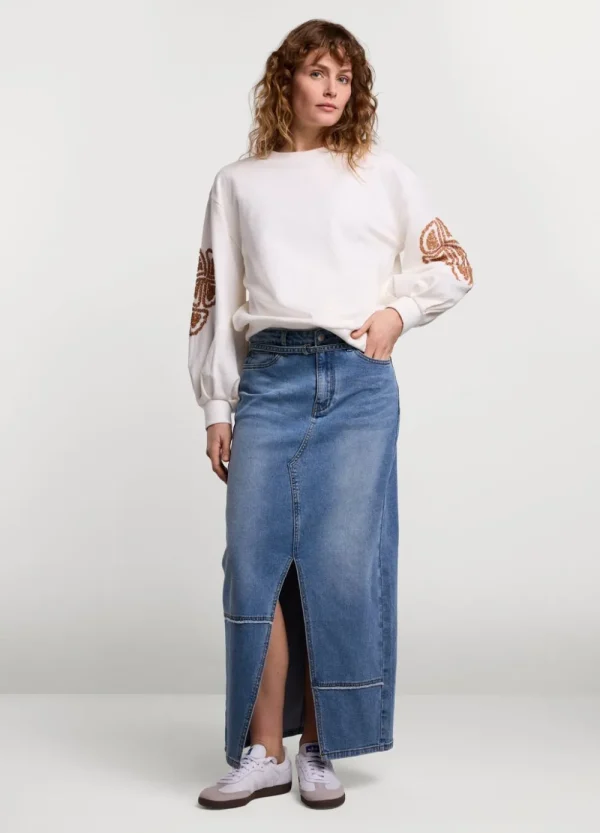 Vrouwen Summum Woman Rokken | Lange Denim Rok
