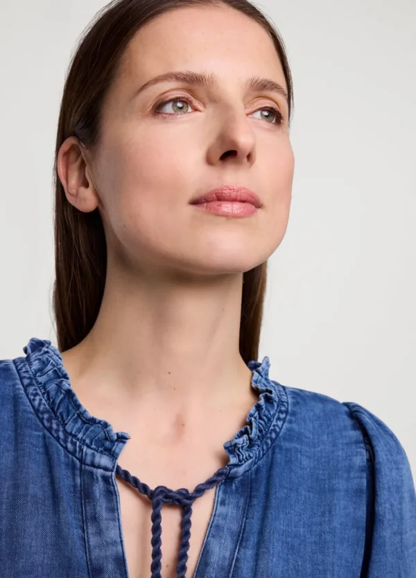 Vrouwen Summum Woman Jurken | Lange Indigo Jurk