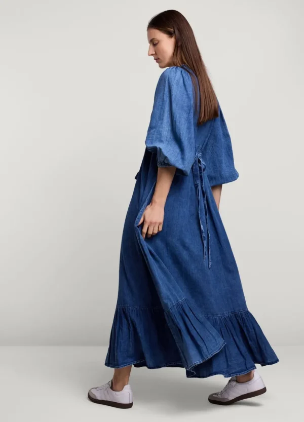 Vrouwen Summum Woman Jurken | Lange Indigo Jurk