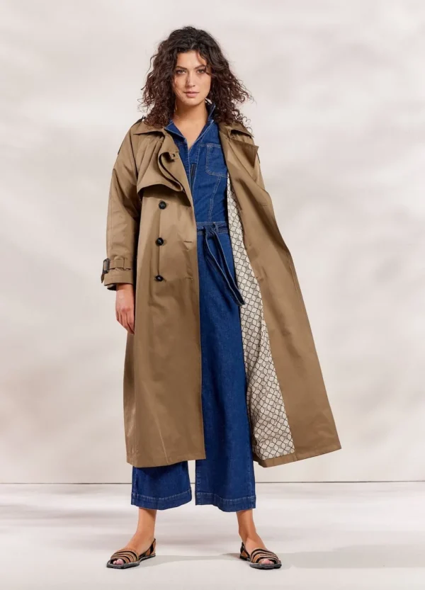 Vrouwen Summum Woman Jassen | Lange Trenchcoat