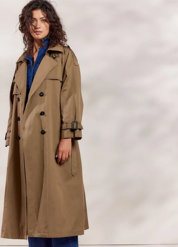 Vrouwen Summum Woman Jassen | Lange Trenchcoat