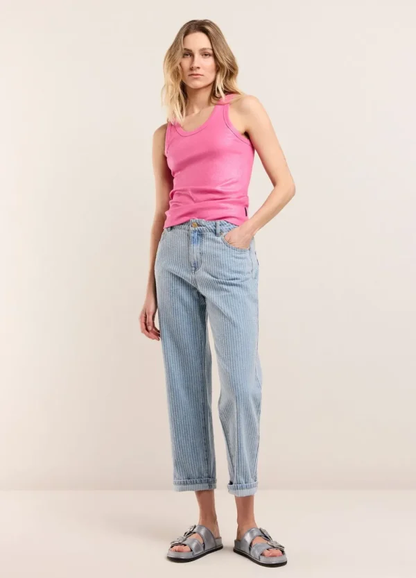 Vrouwen Summum Woman Broeken & Jumpsuits | Lasercut 5-Pocket Denim