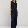 Vrouwen Summum Woman Broeken & Jumpsuits | Linnen Broek Wijde Pijpen