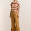 Vrouwen Summum Woman Broeken & Jumpsuits | Luchtige Broek Met Rechte Pijp