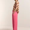 Vrouwen Summum Woman Broeken & Jumpsuits | Luchtige Broek Met Rechte Pijp