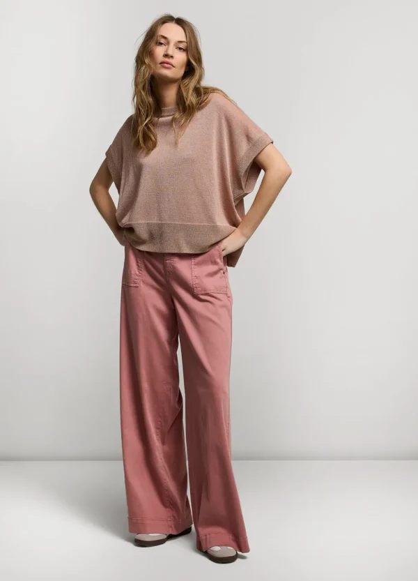 Vrouwen Summum Woman Truien & Vesten | Lurex Boxy Truitje