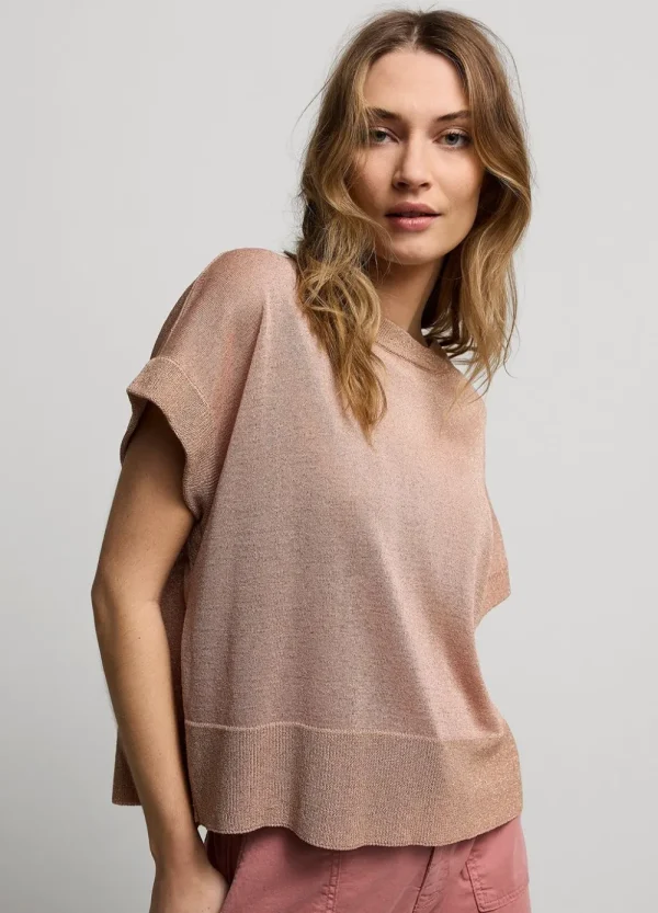 Vrouwen Summum Woman Truien & Vesten | Lurex Boxy Truitje