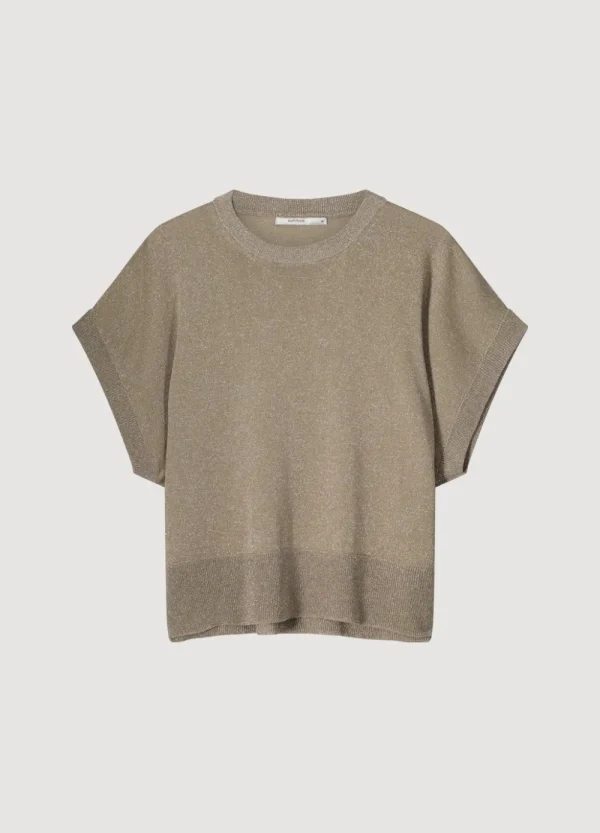 Vrouwen Summum Woman Tops & T-Shirts | Lurex Boxy Truitje
