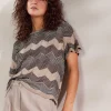 Vrouwen Summum Woman Tops & T-Shirts | Metallic Zigzag Top