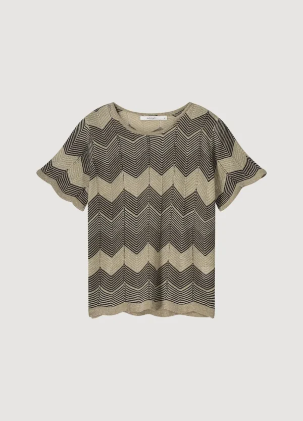 Vrouwen Summum Woman Tops & T-Shirts | Metallic Zigzag Top
