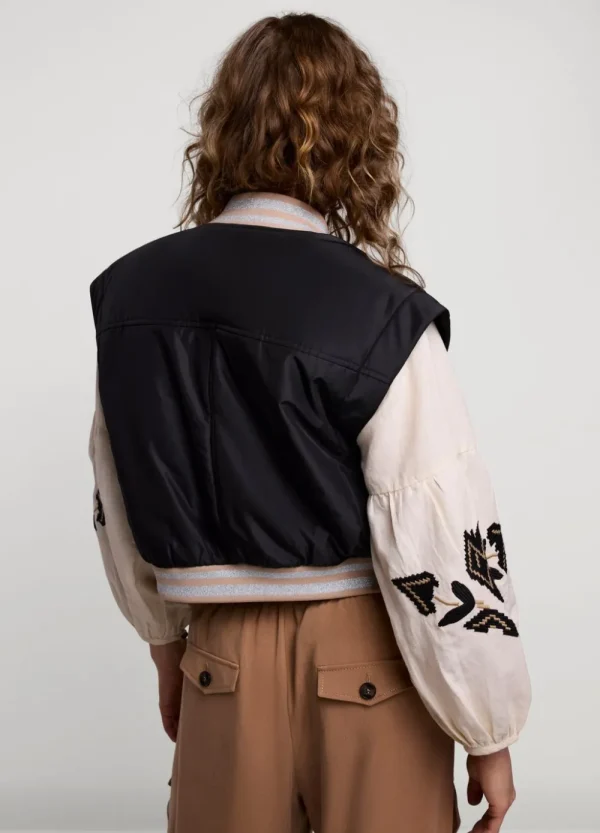 Vrouwen Summum Woman Blazers & Jasjes | Mouwloos Bomberjack
