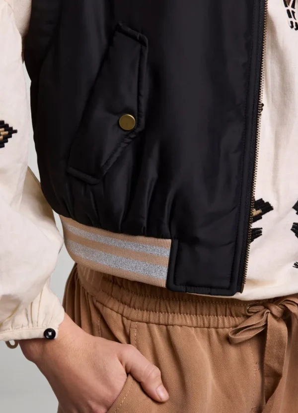 Vrouwen Summum Woman Blazers & Jasjes | Mouwloos Bomberjack