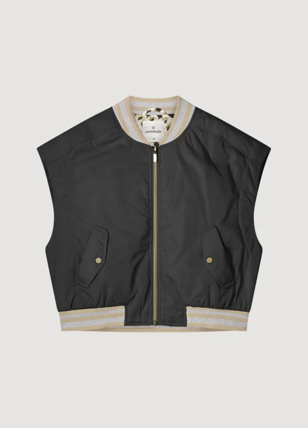Vrouwen Summum Woman Blazers & Jasjes | Mouwloos Bomberjack