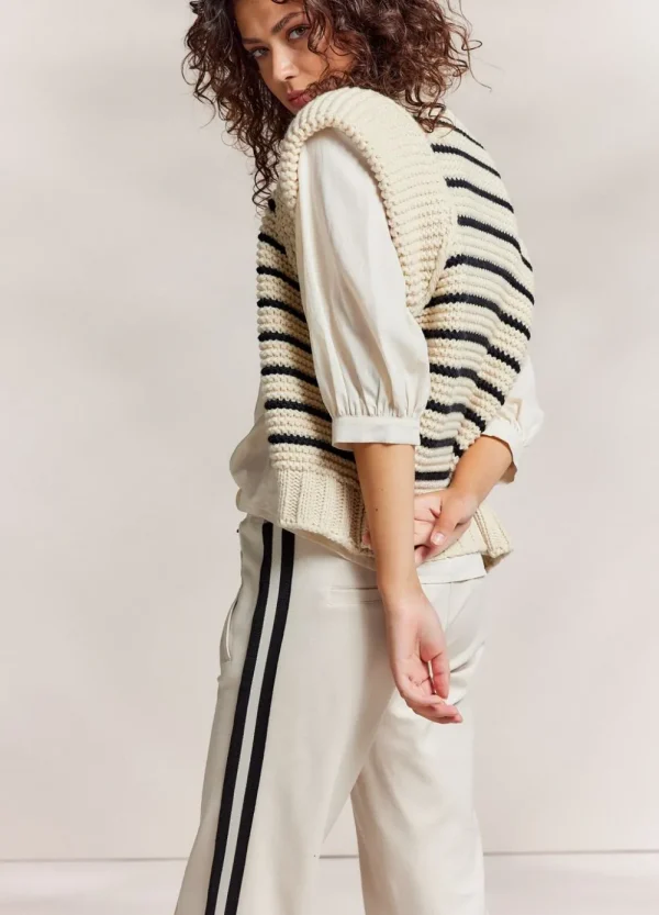 Vrouwen Summum Woman Blazers & Jasjes | Mouwloos Chunky Vest