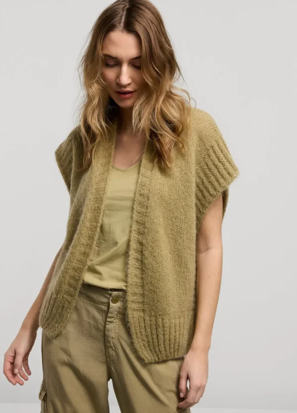 Vrouwen Summum Woman Truien & Vesten | Mouwloos Open Vest