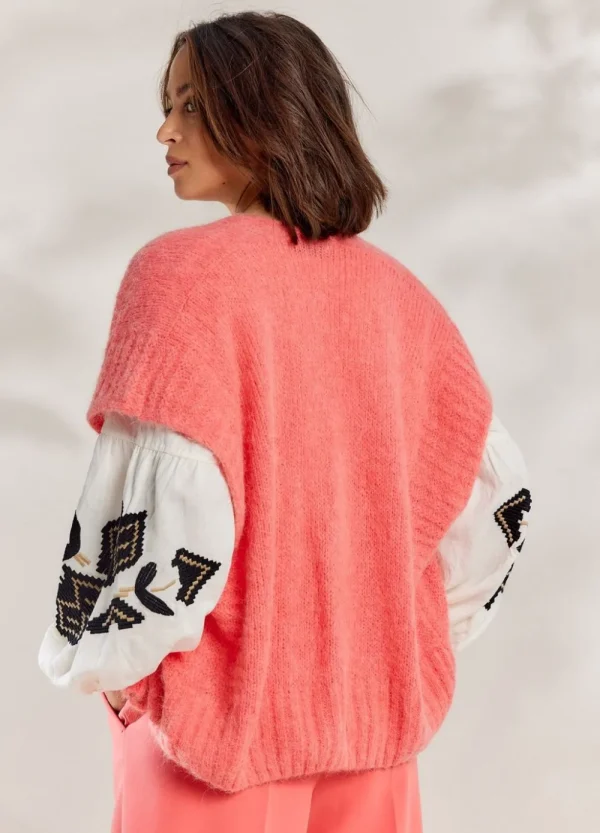 Vrouwen Summum Woman Truien & Vesten | Mouwloos Open Vest