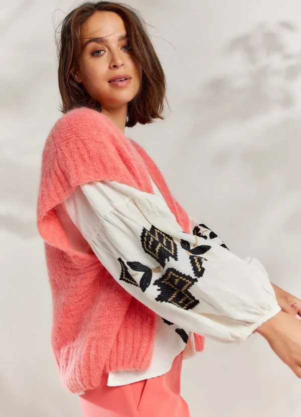 Vrouwen Summum Woman Truien & Vesten | Mouwloos Open Vest
