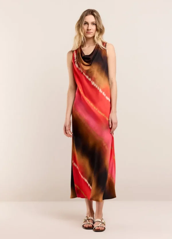 Vrouwen Summum Woman Jurken | Mouwloze Jurk Faded Print