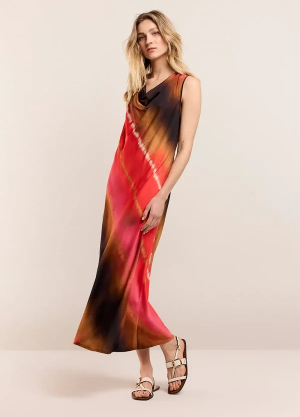 Vrouwen Summum Woman Jurken | Mouwloze Jurk Faded Print
