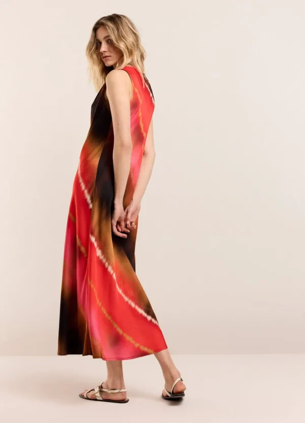 Vrouwen Summum Woman Jurken | Mouwloze Jurk Faded Print