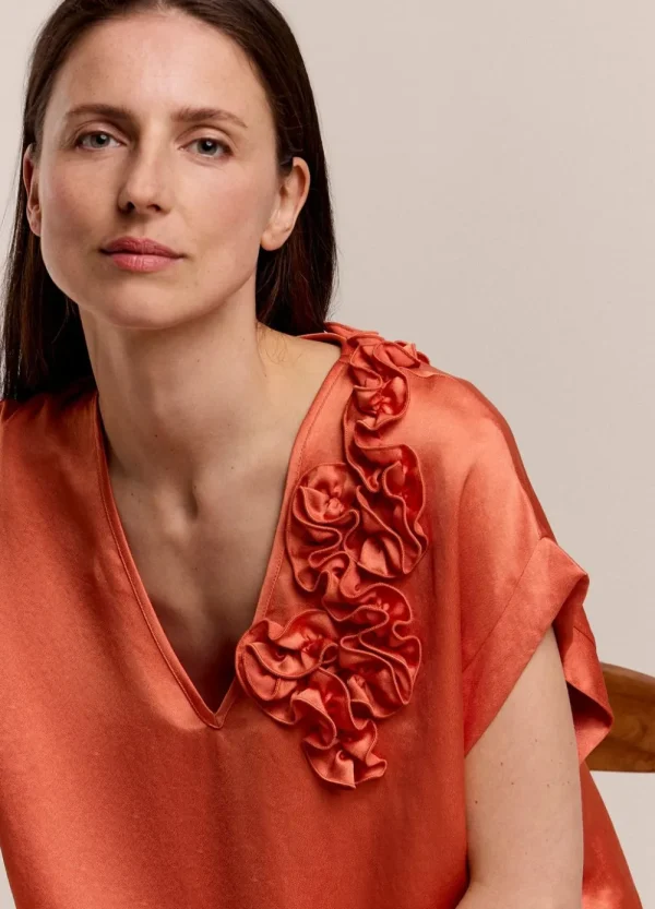 Vrouwen Summum Woman Tops & T-Shirts | Mouwloze Top Met Accent
