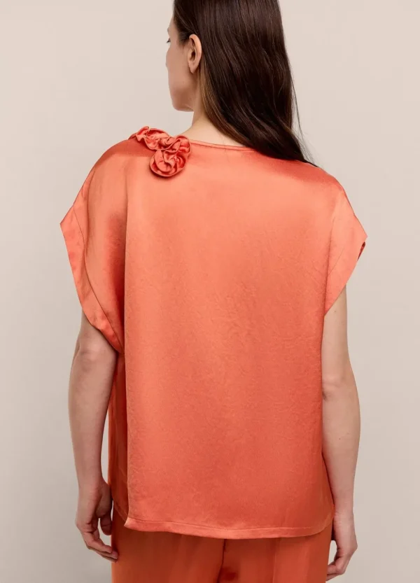 Vrouwen Summum Woman Tops & T-Shirts | Mouwloze Top Met Accent