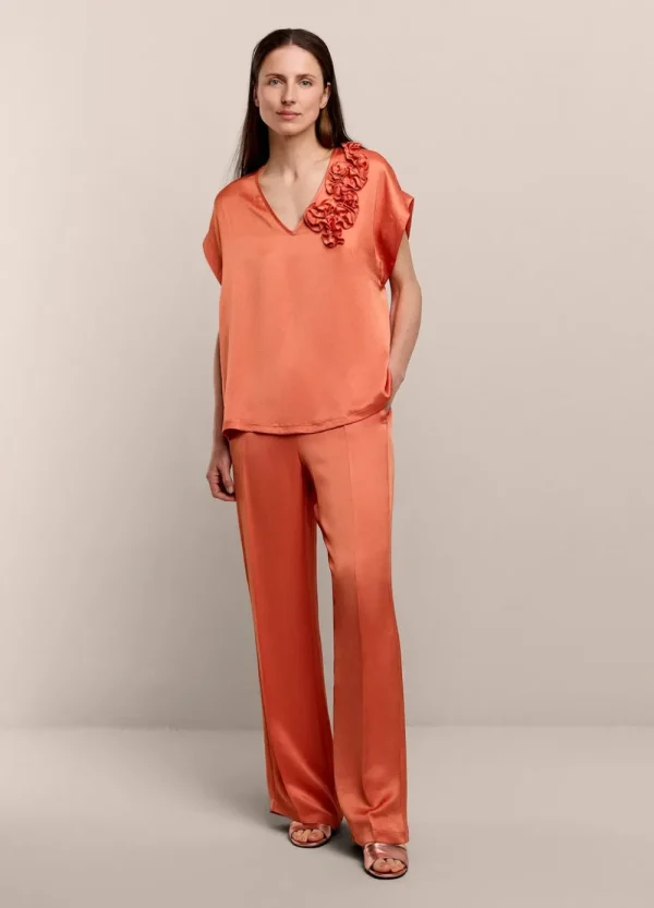 Vrouwen Summum Woman Tops & T-Shirts | Mouwloze Top Met Accent