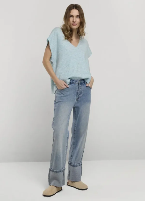 Vrouwen Summum Woman Tops & T-Shirts | Mouwloze Trui Oversized