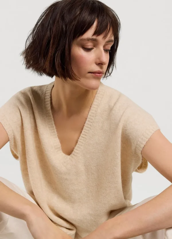 Vrouwen Summum Woman Truien & Vesten | Mouwloze Trui Oversized