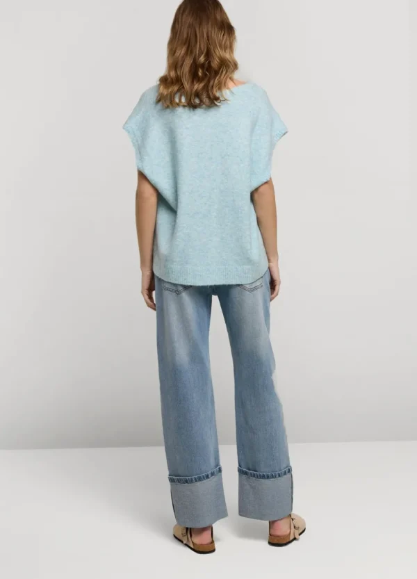 Vrouwen Summum Woman Tops & T-Shirts | Mouwloze Trui Oversized