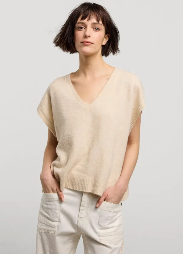 Vrouwen Summum Woman Truien & Vesten | Mouwloze Trui Oversized