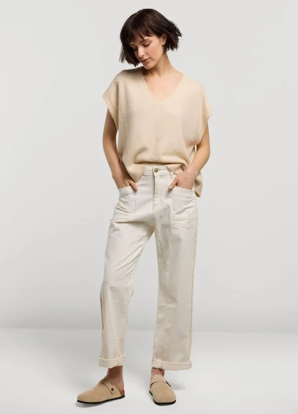 Vrouwen Summum Woman Truien & Vesten | Mouwloze Trui Oversized