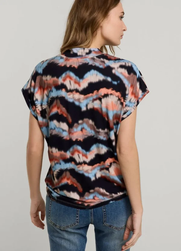 Vrouwen Summum Woman Tops & T-Shirts | Multicolor Jersey Top