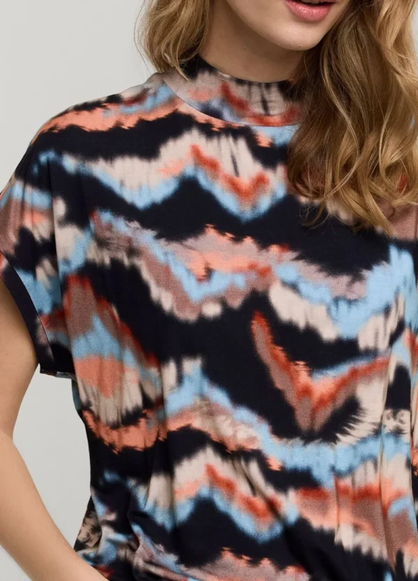Vrouwen Summum Woman Tops & T-Shirts | Multicolor Jersey Top