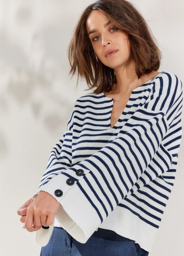 Vrouwen Summum Woman Tops & T-Shirts | Nautische Trui