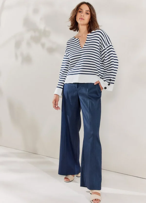 Vrouwen Summum Woman Tops & T-Shirts | Nautische Trui