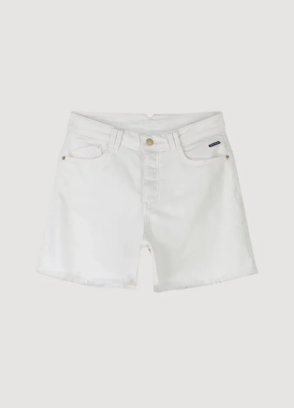 Vrouwen Summum Woman Shorts | Off White Denim Short
