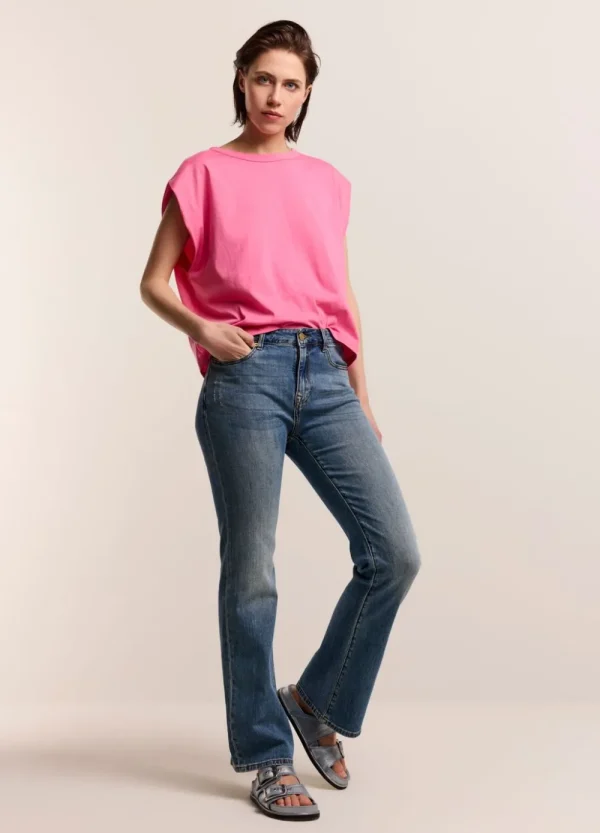 Vrouwen Summum Woman Tops & T-Shirts | Oversized Jersey Top