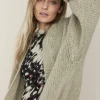 Vrouwen Summum Woman Truien & Vesten | Oversized Open Vest