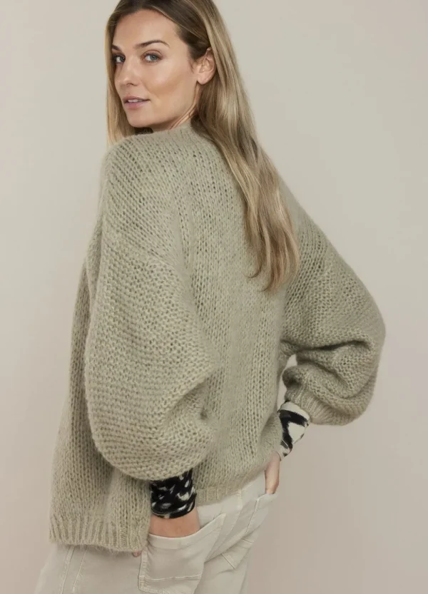 Vrouwen Summum Woman Truien & Vesten | Oversized Open Vest