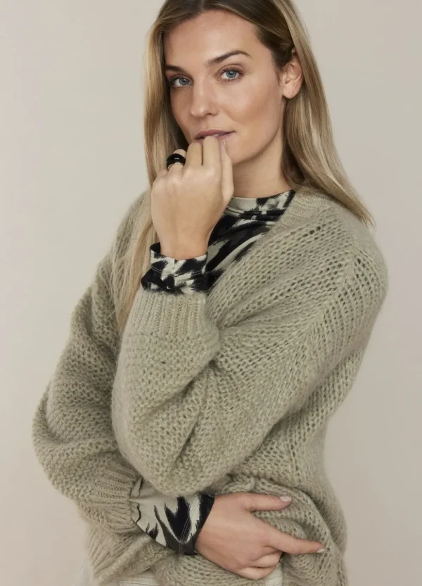 Vrouwen Summum Woman Truien & Vesten | Oversized Open Vest