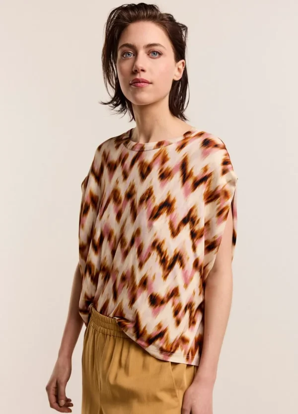 Vrouwen Summum Woman Tops & T-Shirts | Oversized Zigzag Top