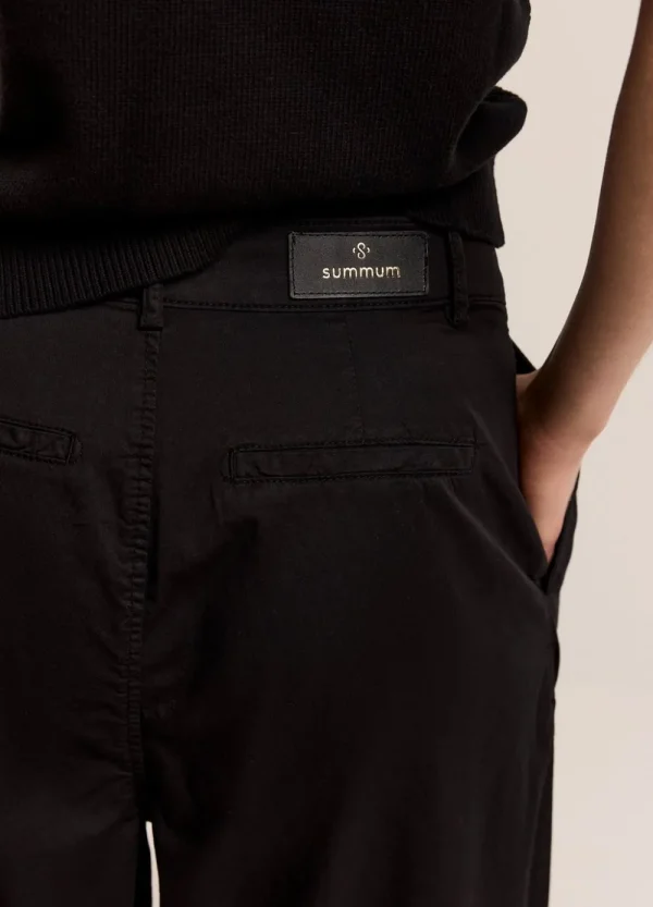 Vrouwen Summum Woman Broeken & Jumpsuits | Palazzo Broek Met Ceintuur